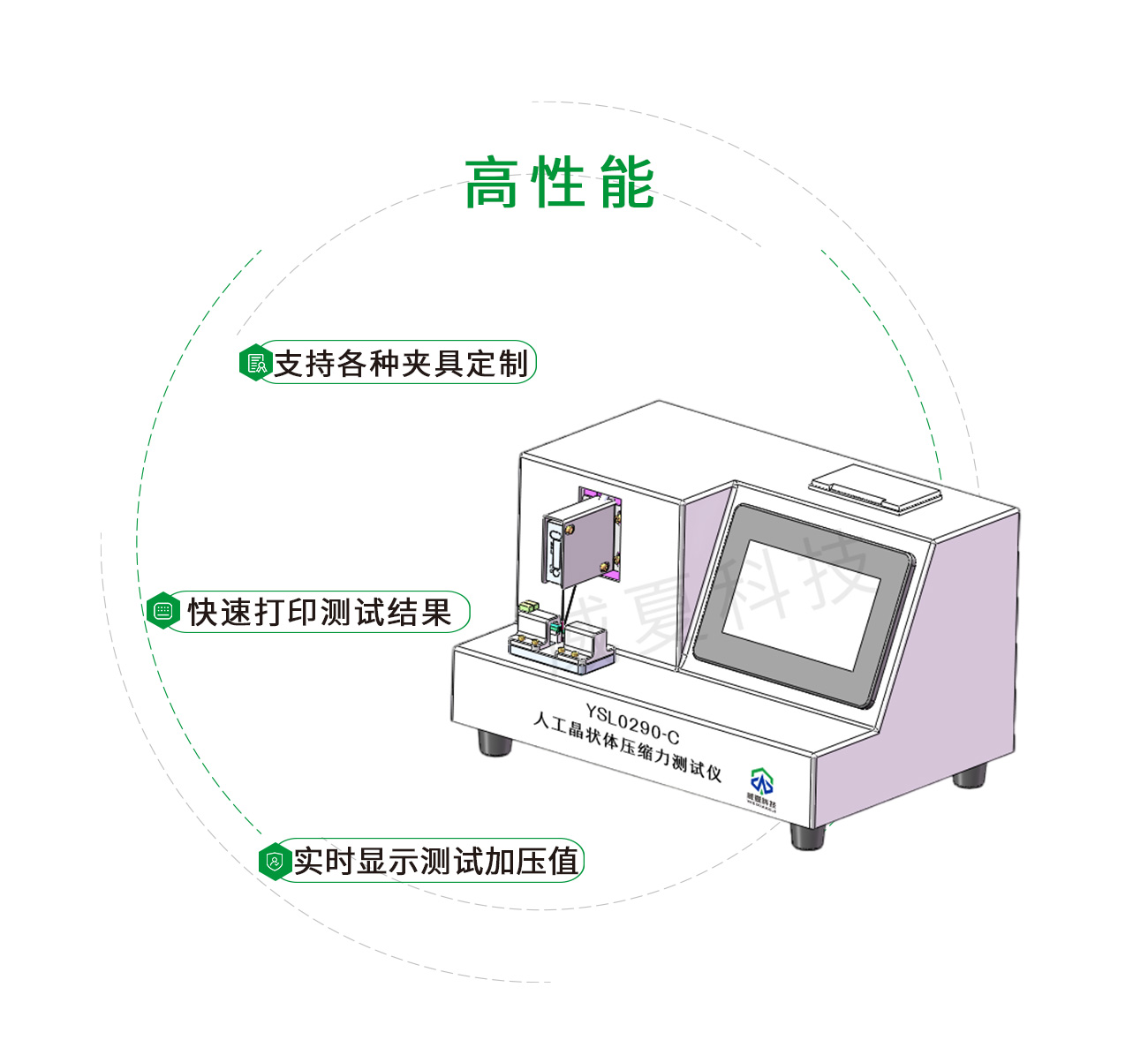 YY0290人工晶狀體壓縮力測(cè)試儀